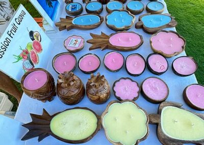 Aloha Tropicandles at Maui's Finest Craft Fairs