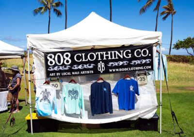 808 Clothing Co. at Maui's Finest Craft Fairs