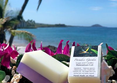 Paradise Garden Soaps and Candles at Maui's Finest Craft Fairs
