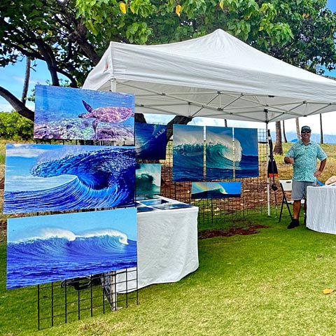 Maui Nalu Photography at Maui's Finest Craft Fairs