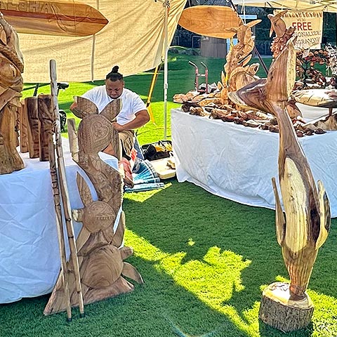 Ohana Tiki at Maui's Finest Craft Fairs