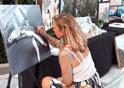 Rebecca Karannichfeld Art at Maui's Finest Craft Fairs