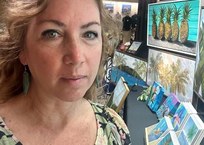 Rebecca Karannichfeld Art at Maui's Finest Craft Fairs